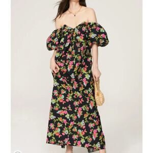 Caroline Constas Reyna Off Shoulder Floral Dress XS
